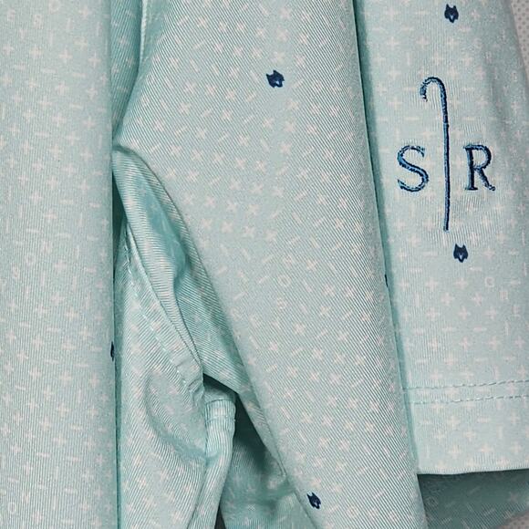 Greyson Performance Golf Polo Shirt All Over Wolf Print Mens XL - Picture 6 of 13